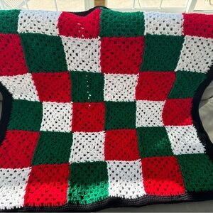 Handmade Christmas blanket.